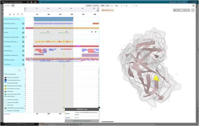 Visualization of automatically combined disease maps and pathway diagrams for rare diseases